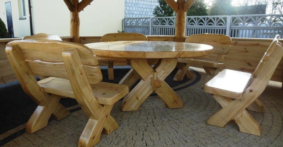 Gartenmöbel rund Rustikal aus Polen